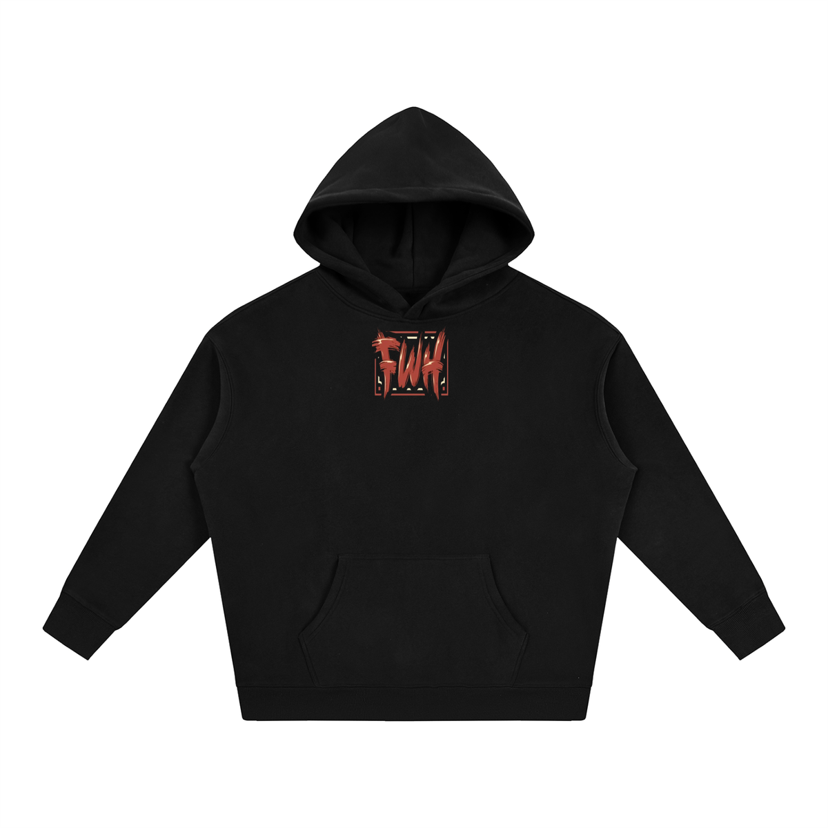 Oversize Fleeced Hoodie Samurai Burger