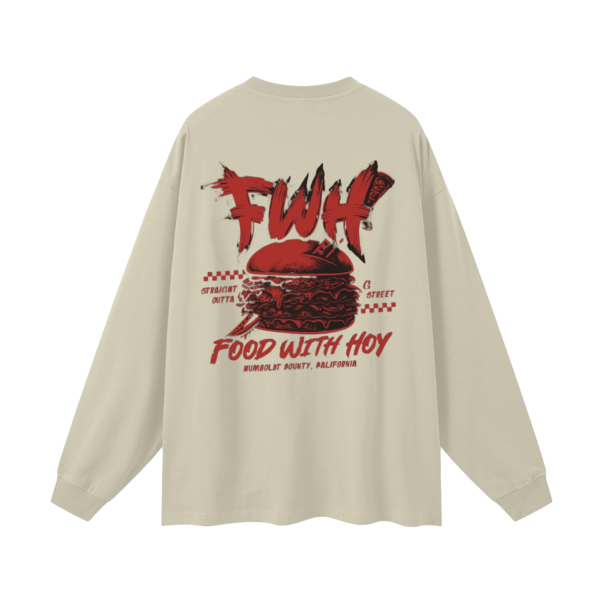 Oversized Unisex Long Sleeve T-Shirt