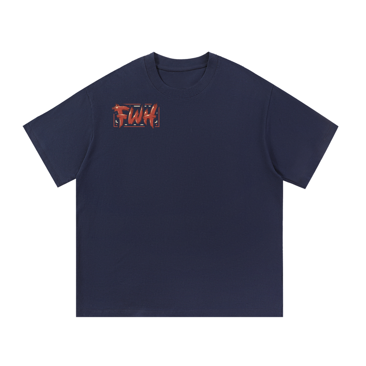 Essential Cotton T-shirt pop up tee black