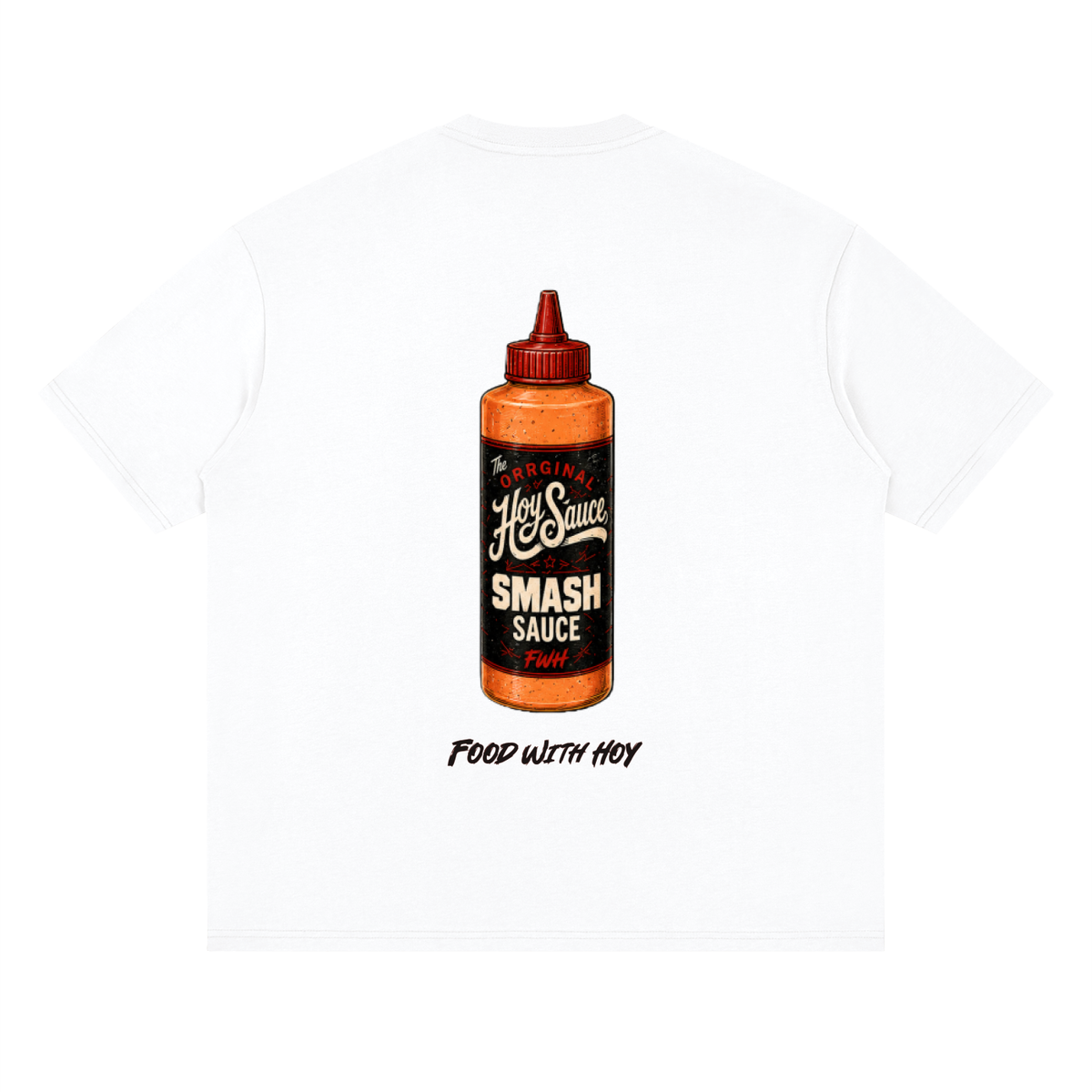 Streetwear Loose Drop Shoulder T-Shirt SAUCE tee